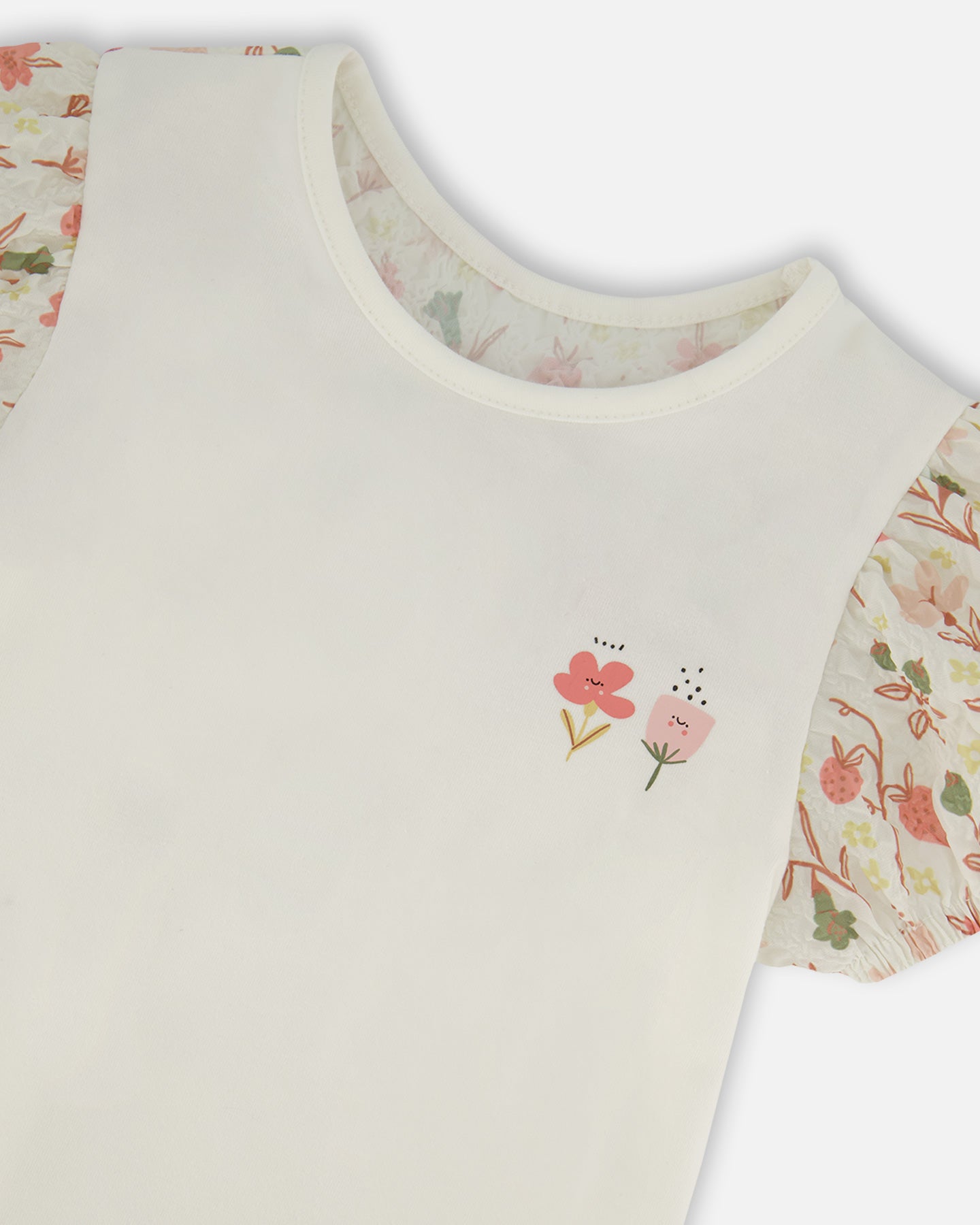 Floral Sleeve Tee