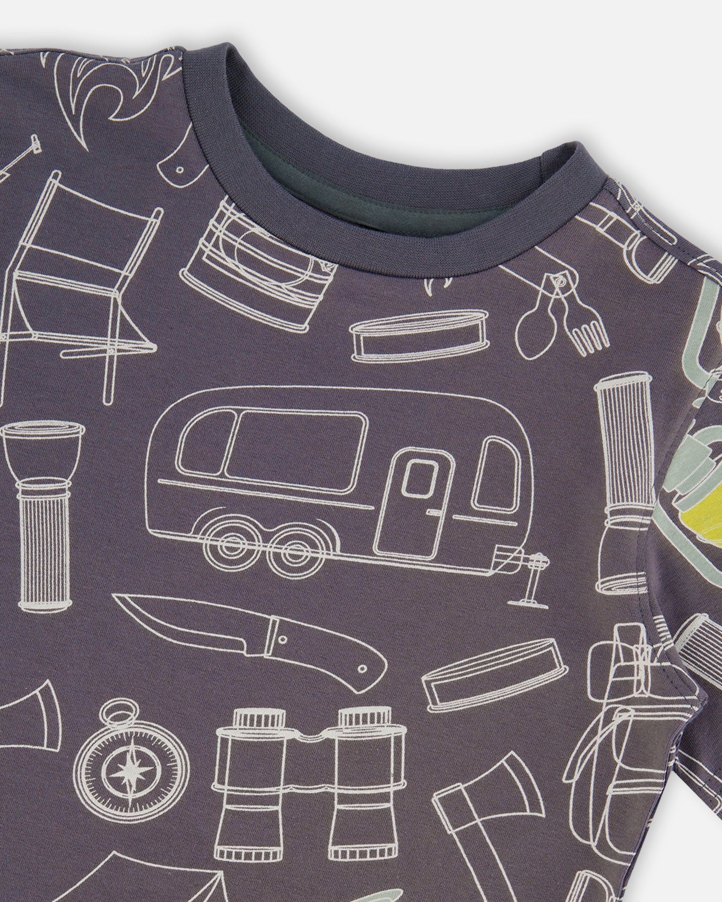 Charcoal Camping Tee