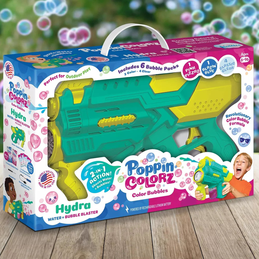 PoppinColorz 2 in 1 Bubble Blaster