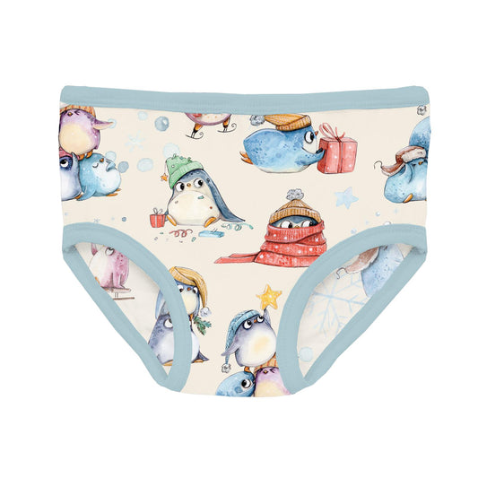 Natural Silly Penguins Underwear