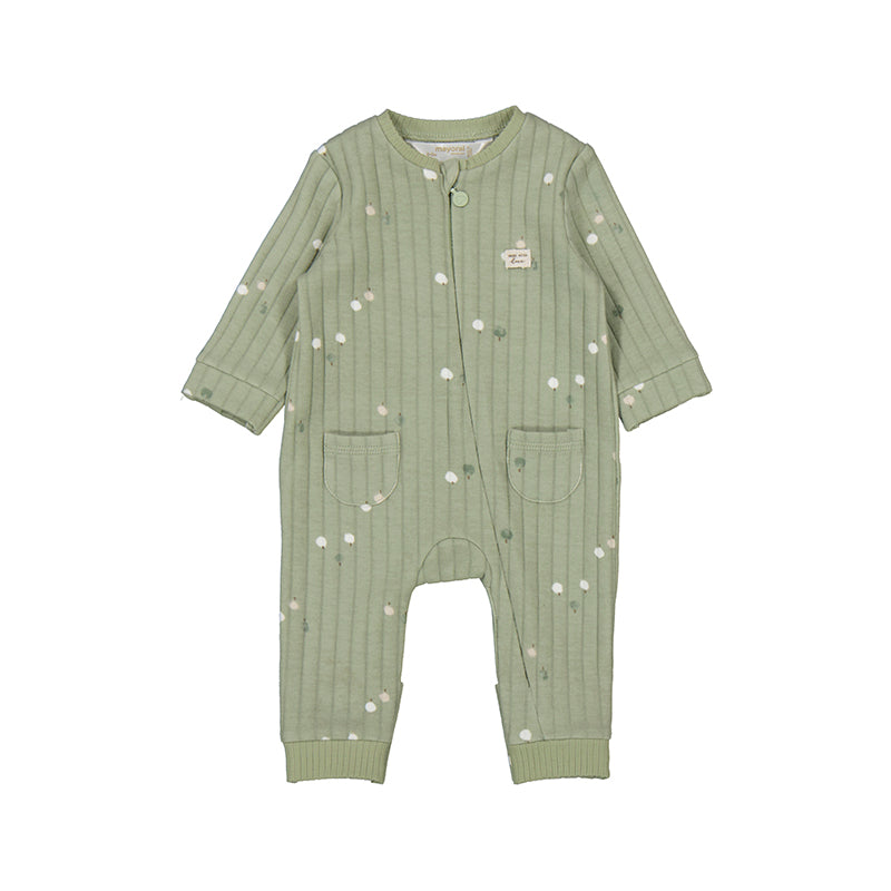 Sage Ribbed Romper