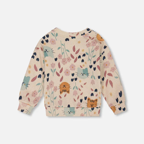 Oatmeal Cats Sweatshirt