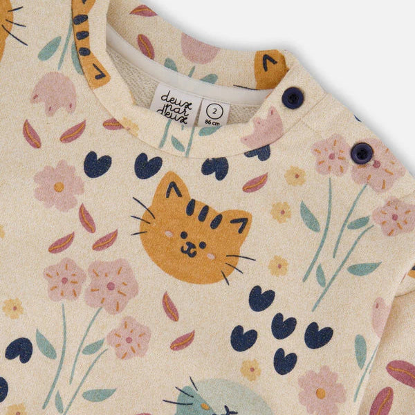 Oatmeal Cats Sweatshirt