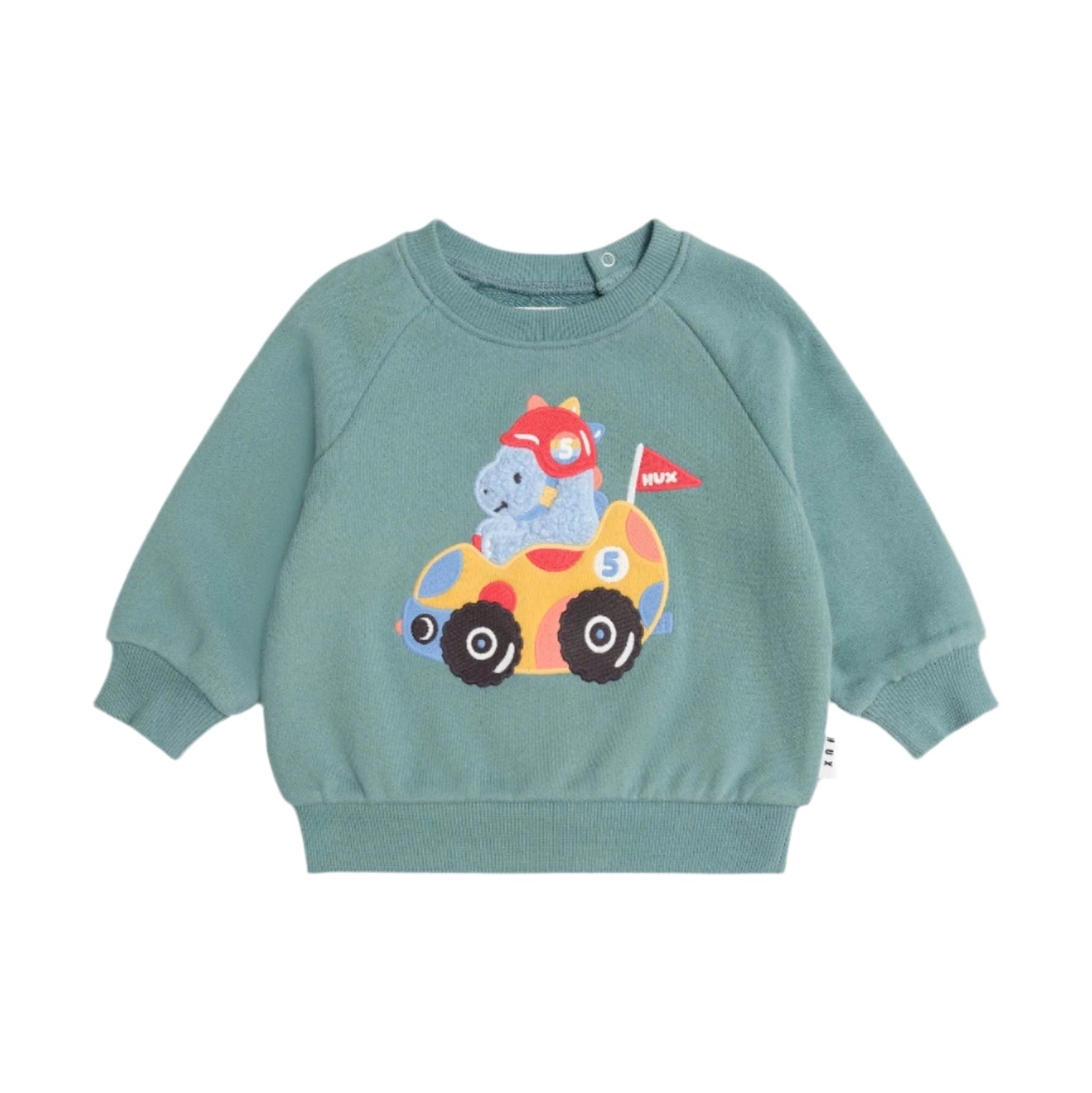 Children's sweatshirt with a cartoon character on a white background