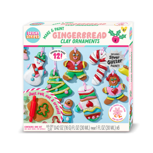DIY Clay Gingerbread Ornaments