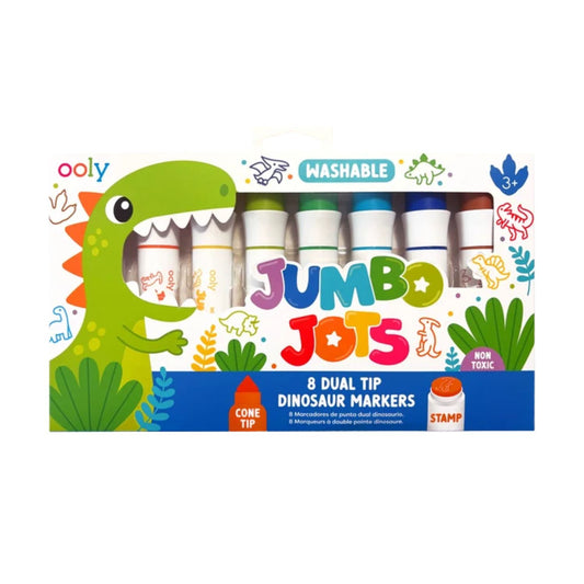 Dinosaur stamp markers for creative adventures