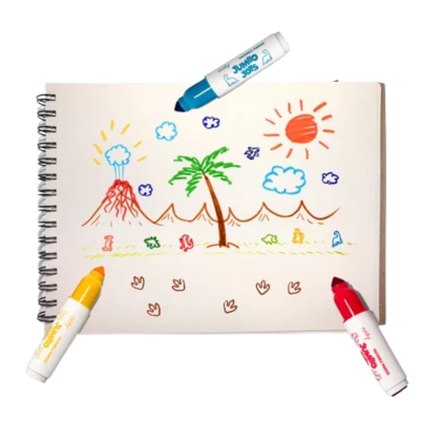 Dinosaur stamp markers for creative adventures
