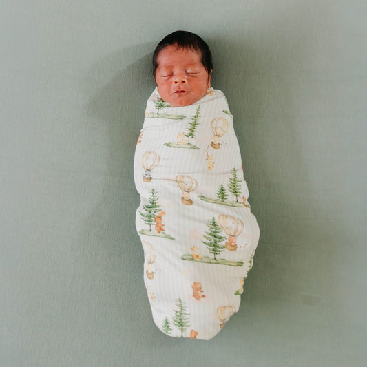 Forest Explorer Bamboo Swaddle by Copper Pearl
