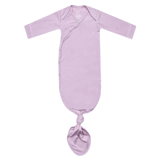 Purple baby wrap on a white background