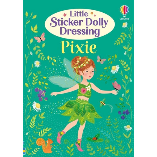 Magical pixie dress-up book with reusable stickers