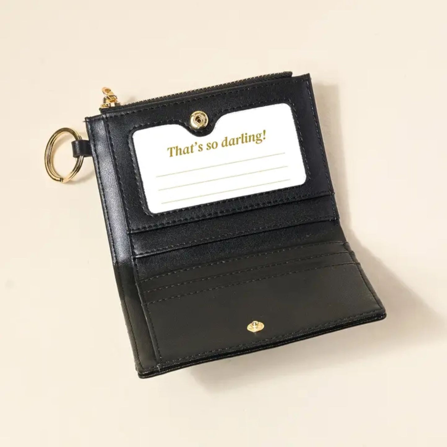 Black Luxe Wallet With Elegant Everyday Style