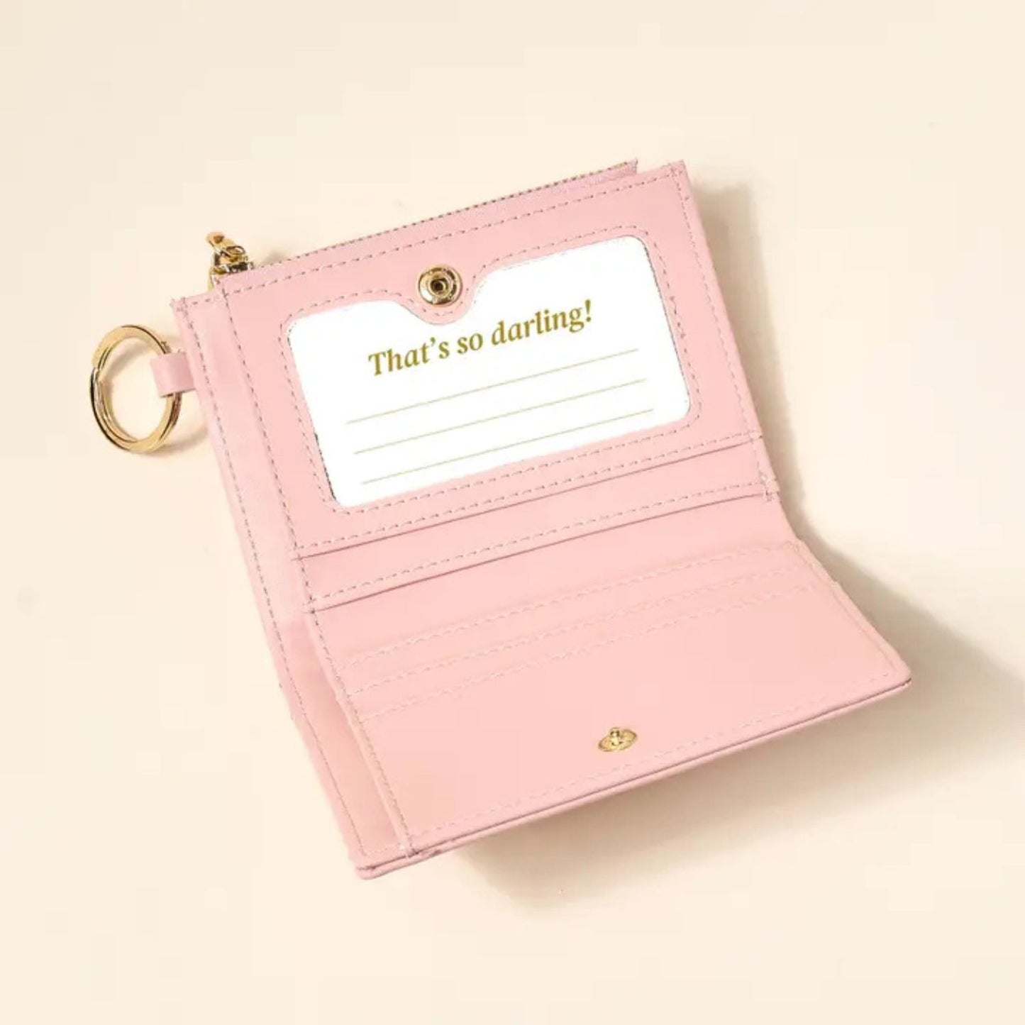 Elegant Cream Wallet With Stylish Everyday Storage