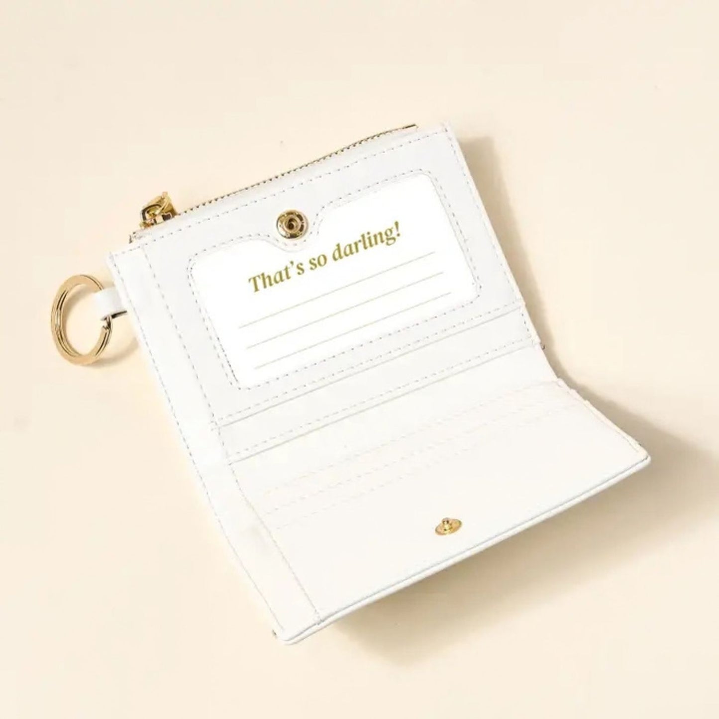 Classic White Wallet With Sleek Everyday Design