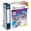 Magnetic space building set with shuttle and astronaut