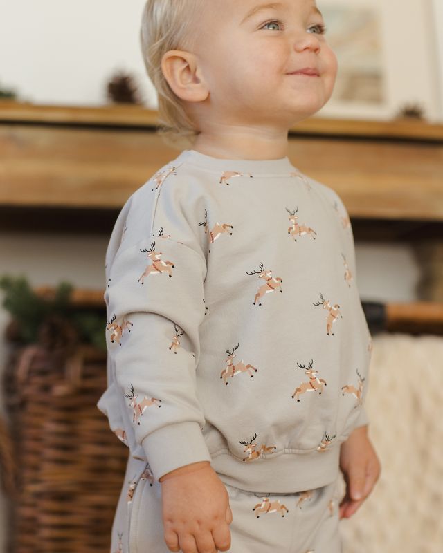 Reindeer Relaxed Fleece Sweatpants