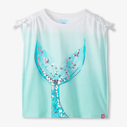 tank top with sparkly mermaid tail on it