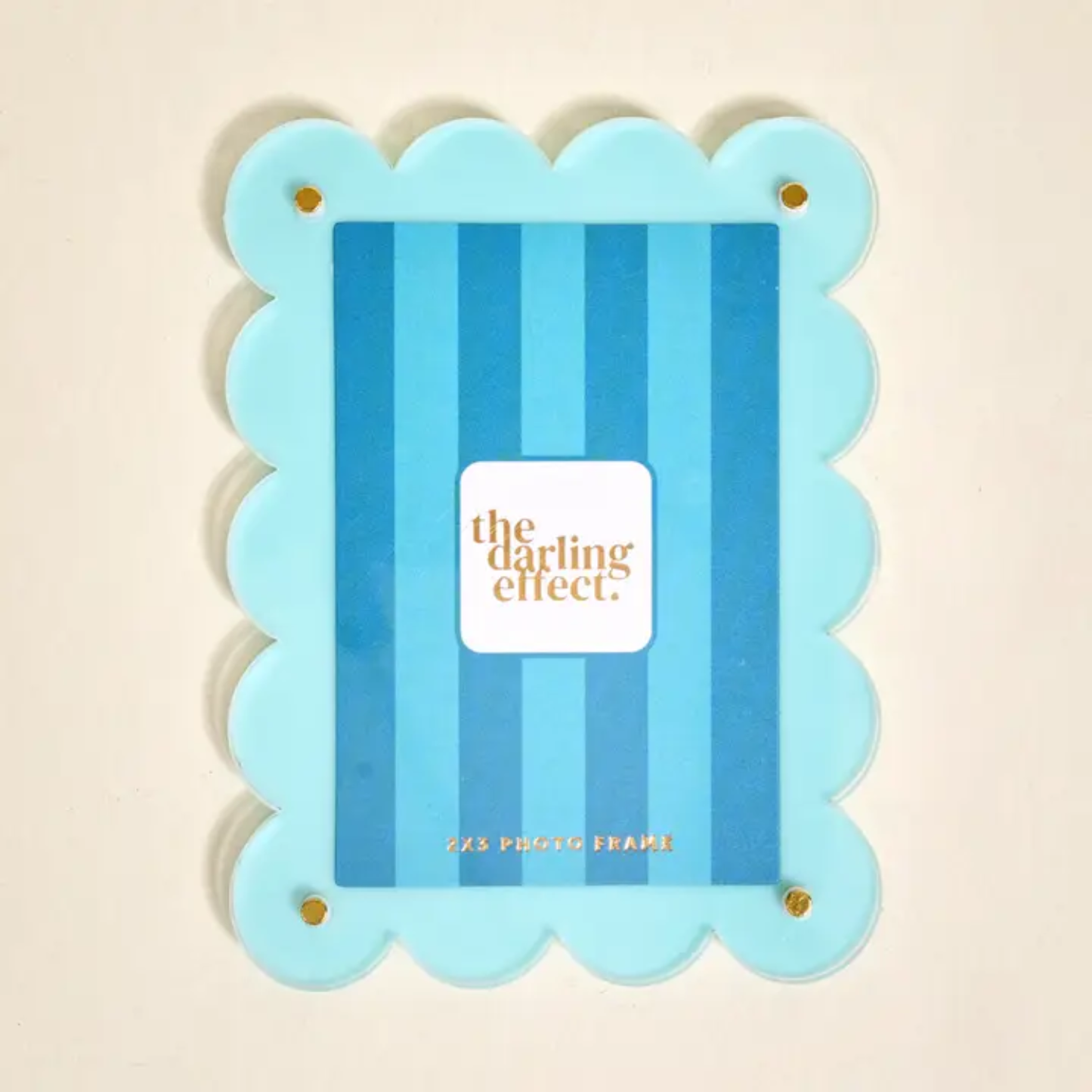 Blue Acrylic Photo Frame Magnet For Favorite Memories