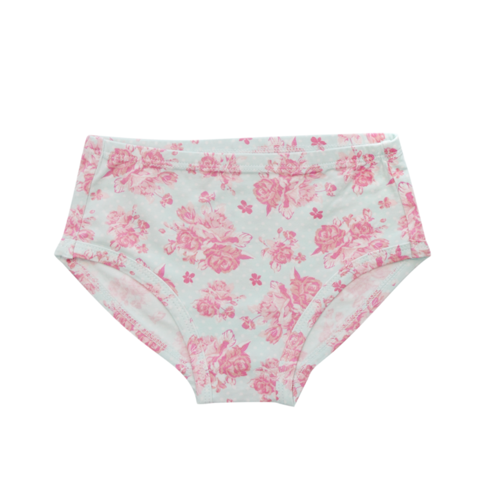Floral-patterned underwear