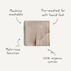 Pink Bows Organic Muslin Swaddle