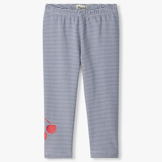 Girls little skipper stripe jersey leggings by Hatley