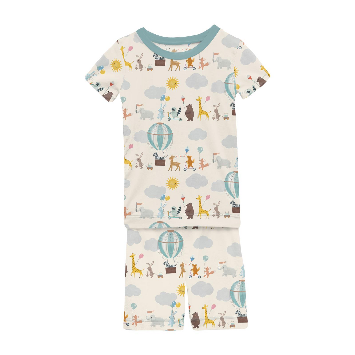Animal Parade Pajama Shorts Set