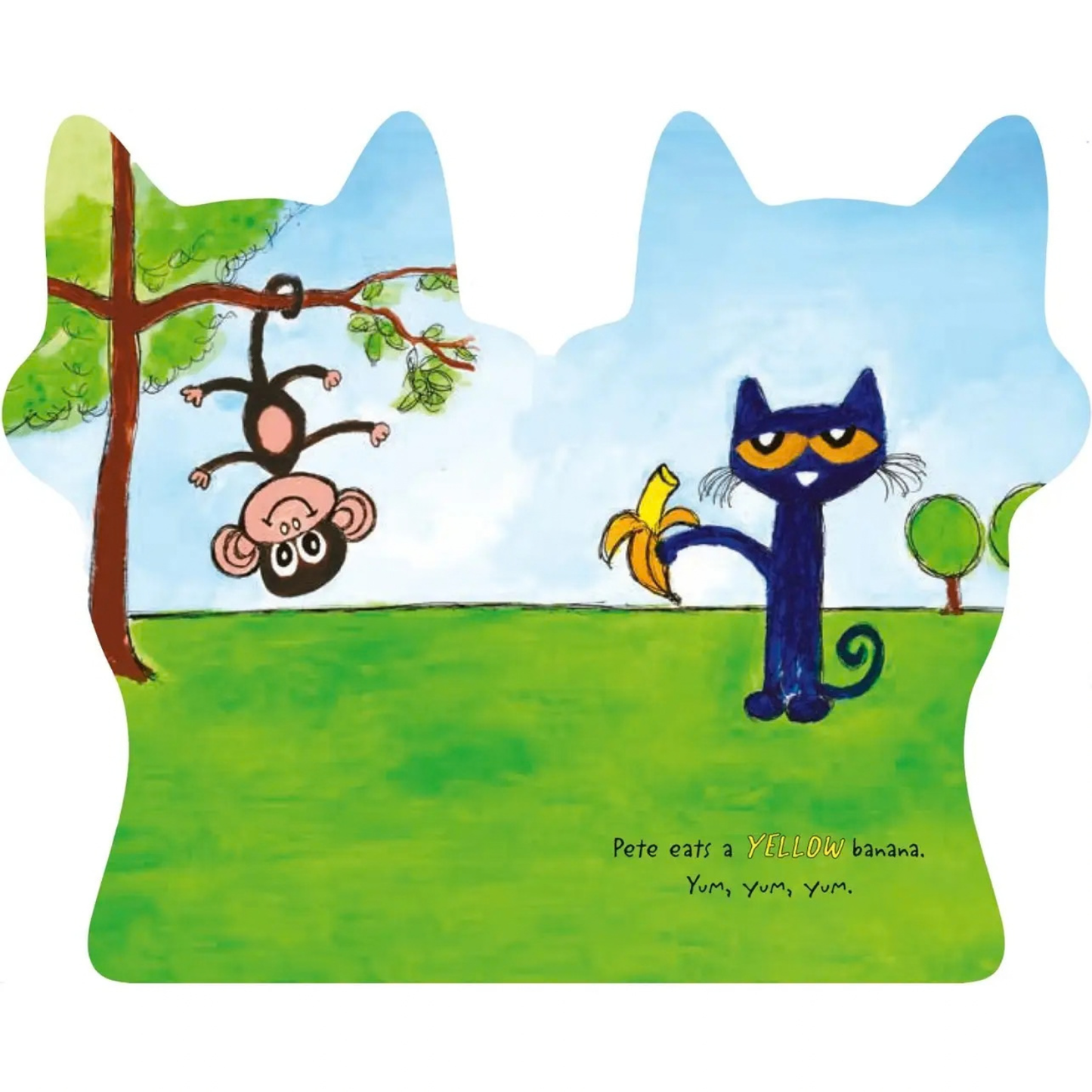 Groovy Pete the Cat shaped board book