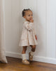 Pink Blossom Ruffle Collar Dress - lifestyle shot