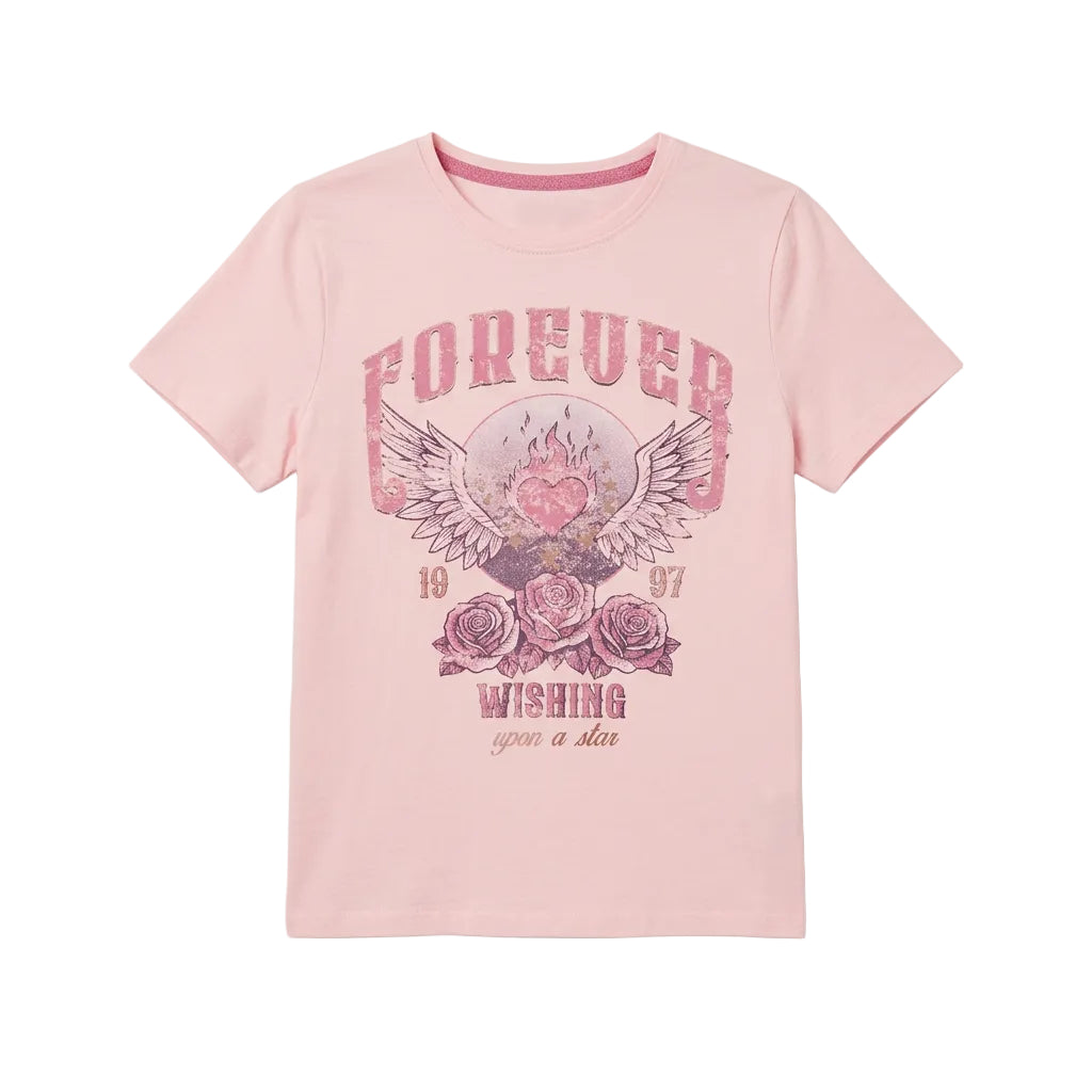 Pink Forever Flame Tee