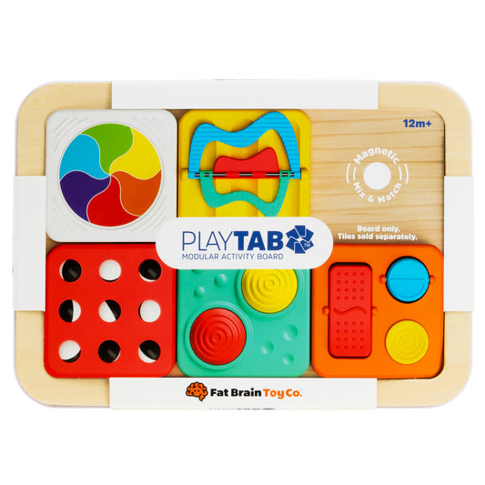 Colorful modular activity board by Fat Brain Toy Co