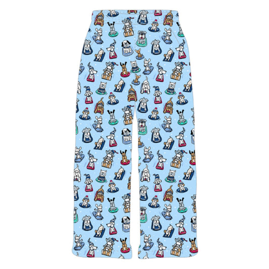 Soft plush pants with pockets and cozy waistband
