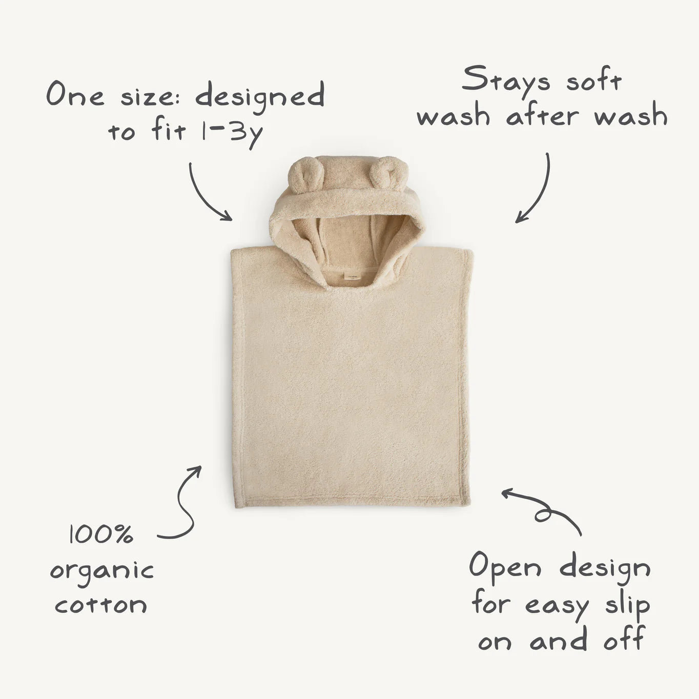 Bear Poncho Towels