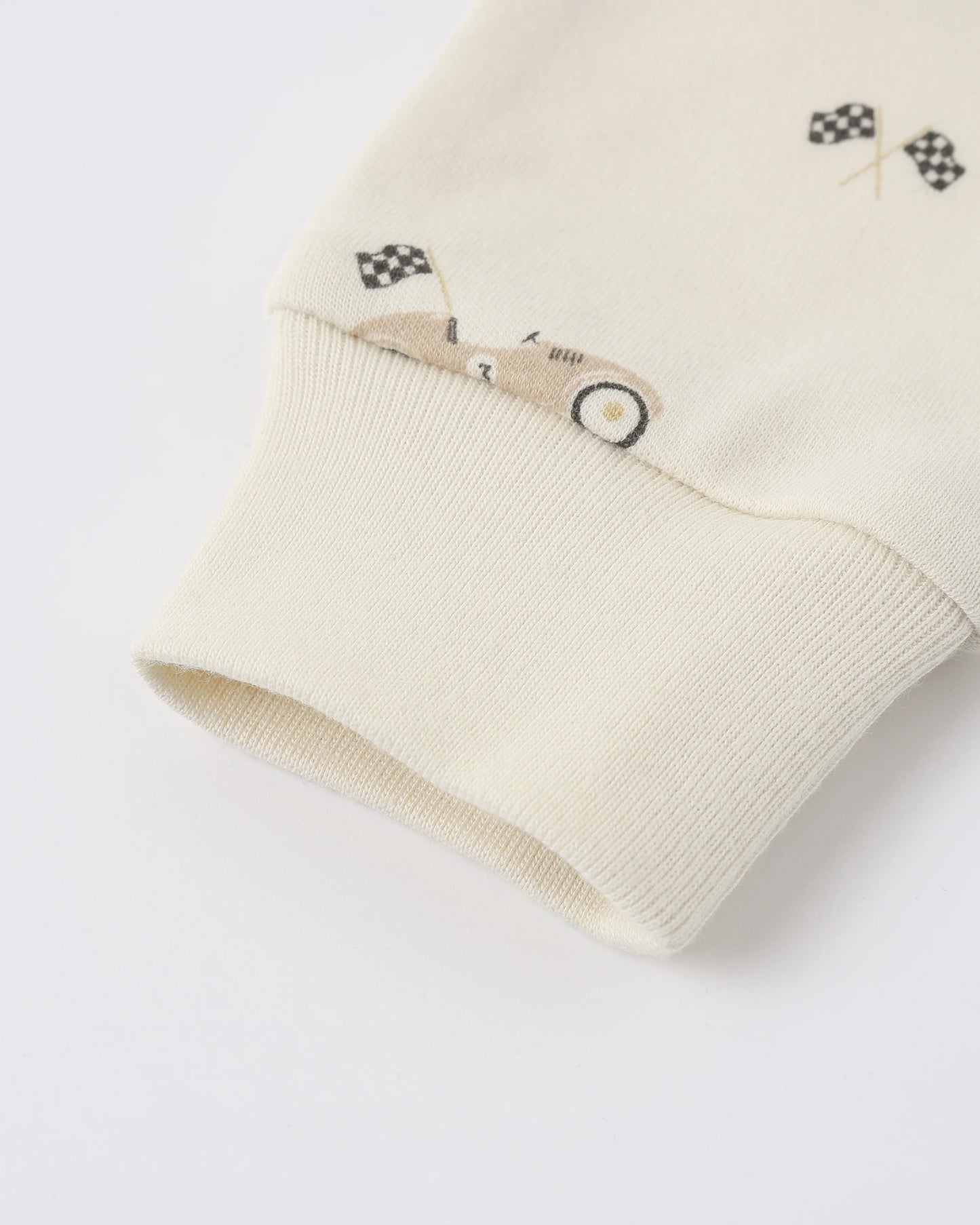 Antique Race Car Zip Romper