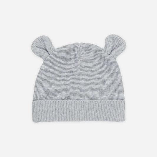Dusty Blue Baby Bear Beanie