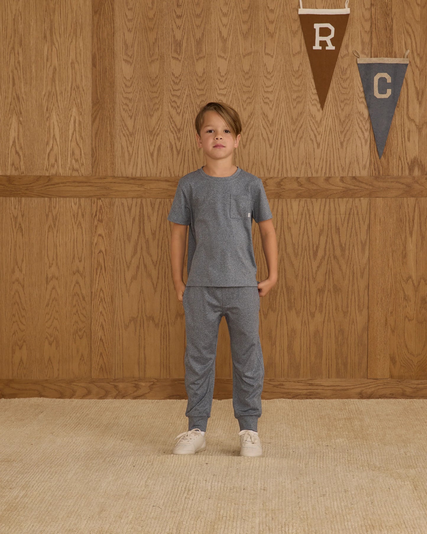 Heathered Navy Cove Tee