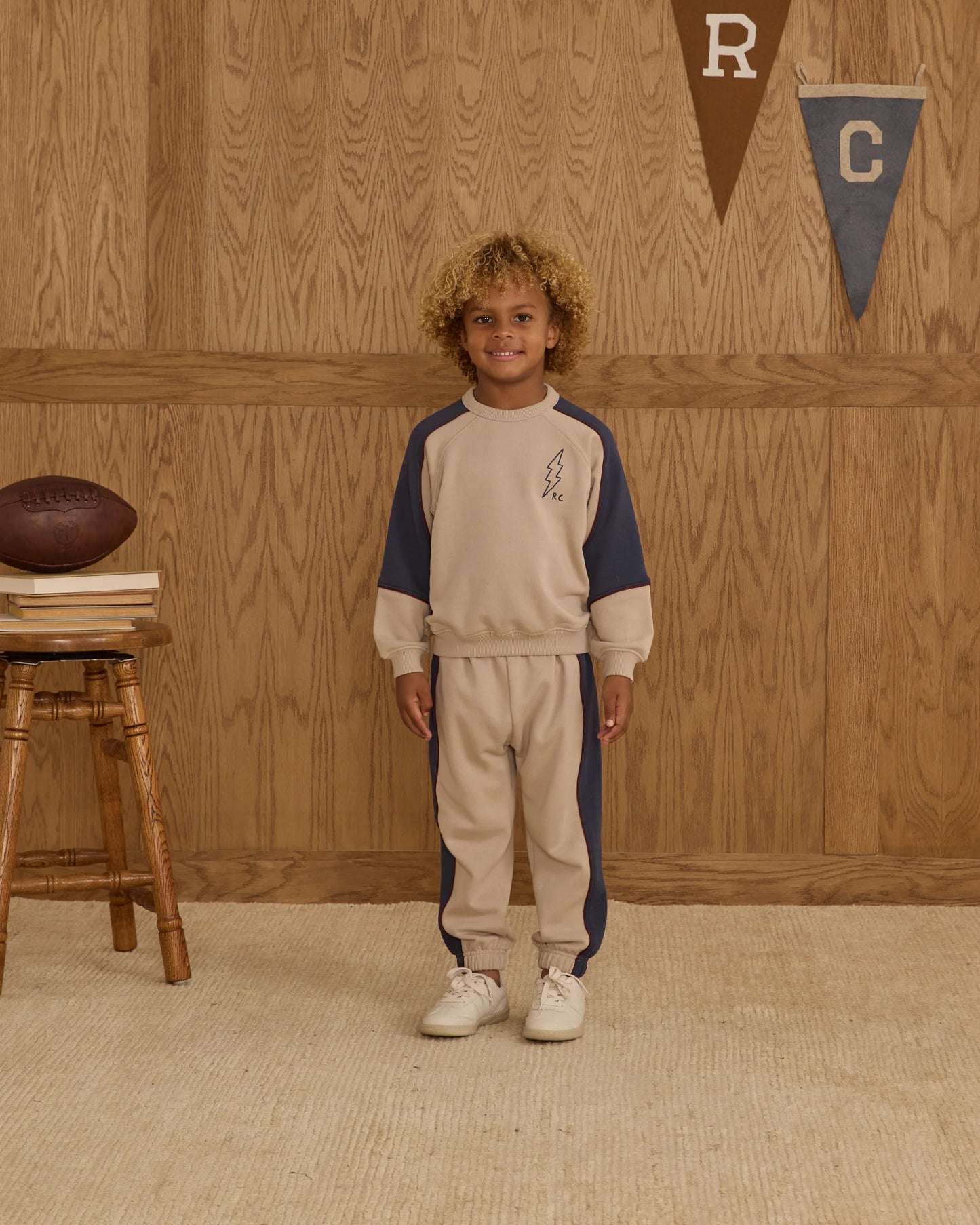 Stone Paneled Sweatpants