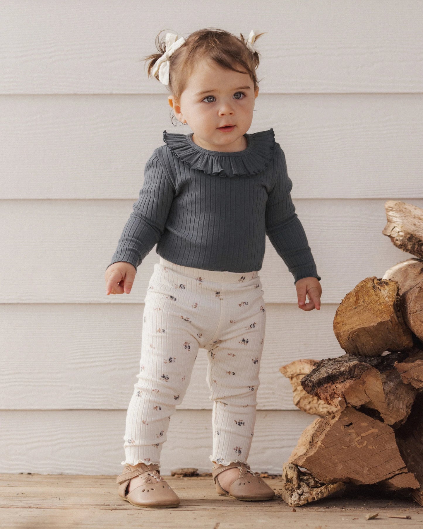 Midnight Ruffle Onesie