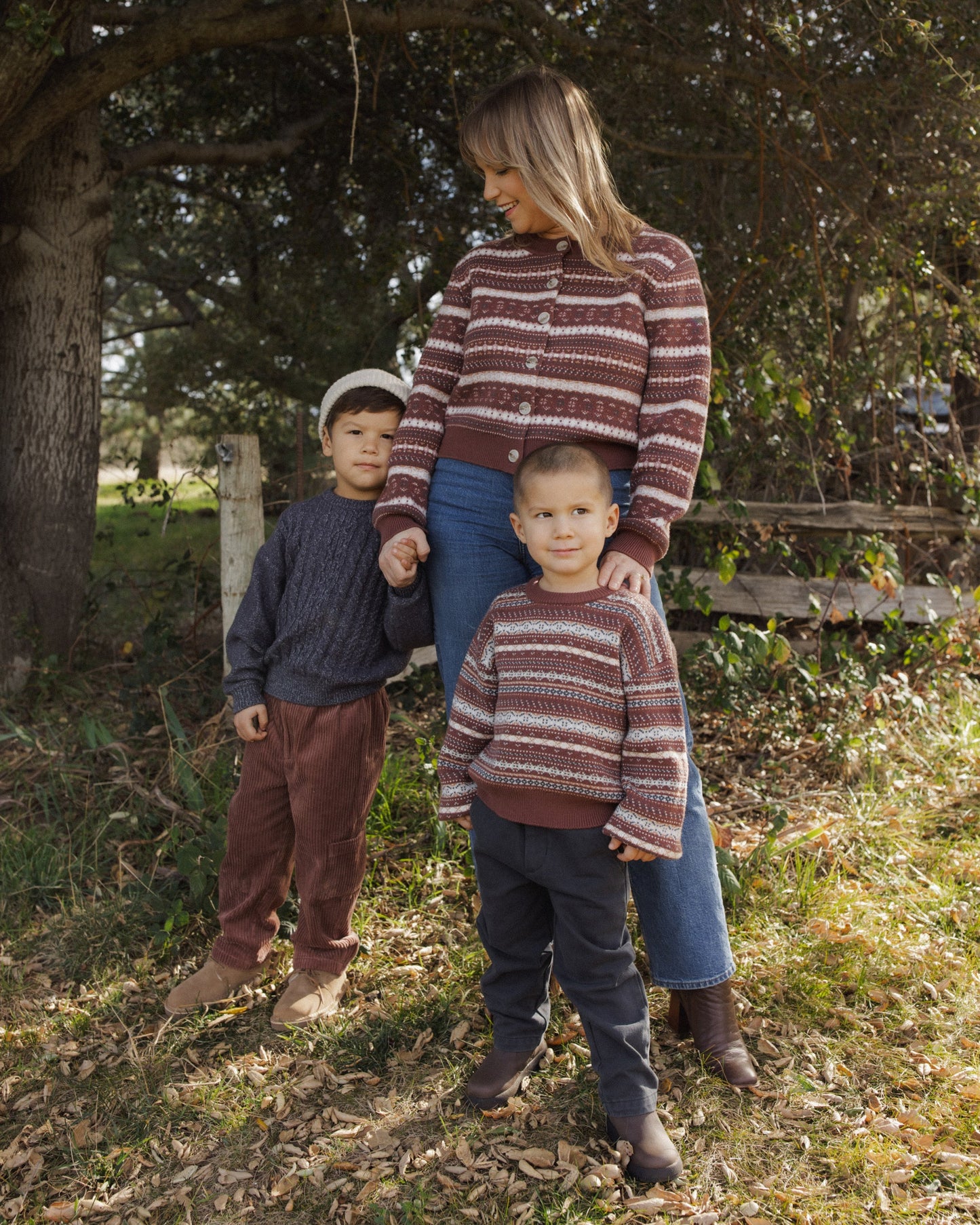 Aspen Sweater Mulberry Multi-Stripe