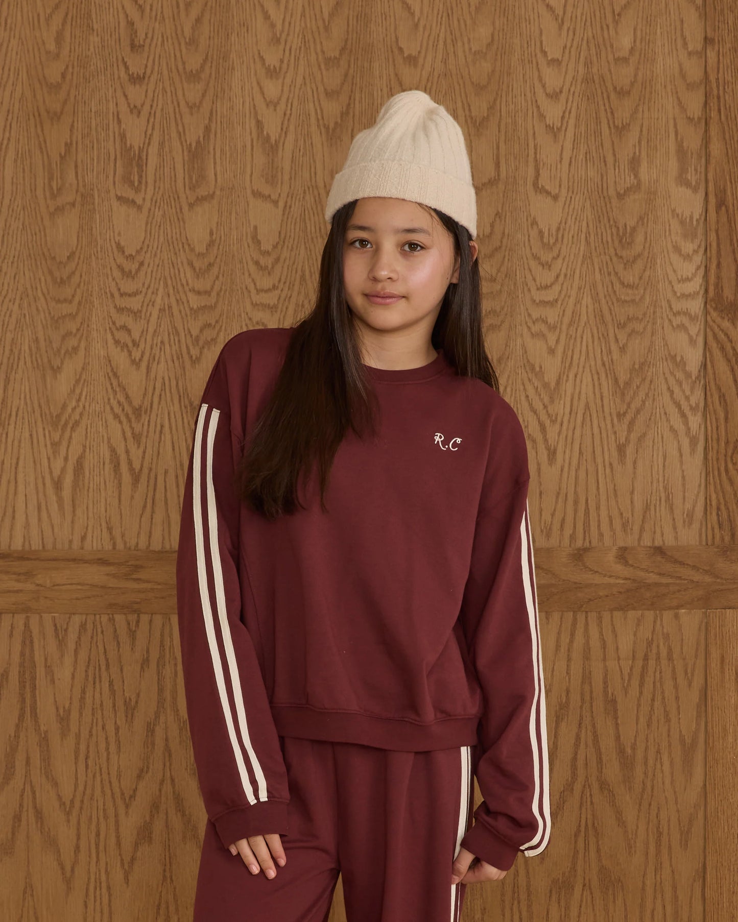 Burgundy Oversized Sweatshirt