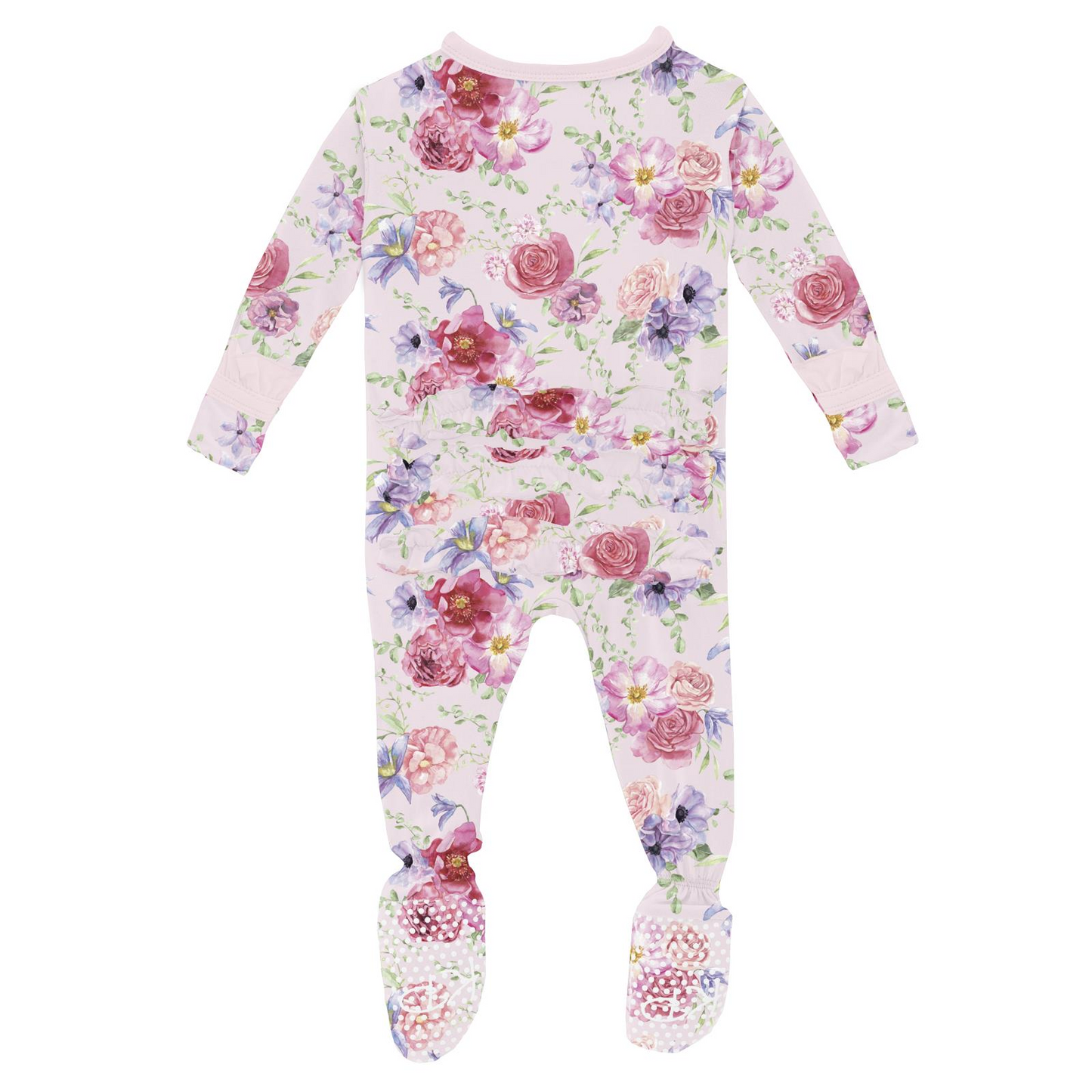 Shrinking Violet Ruffle Footie