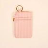 Blush Keychain Wallet For Organized Everyday Essentials