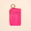 Hot Pink Keychain Wallet For Everyday Organization