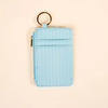 Compact Blue Keychain Wallet For Everyday Essentials