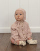 Rose Speckle Bubble Knit Cardigan - lifestyle shot