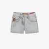 Heart Embroidered Denim Shorts