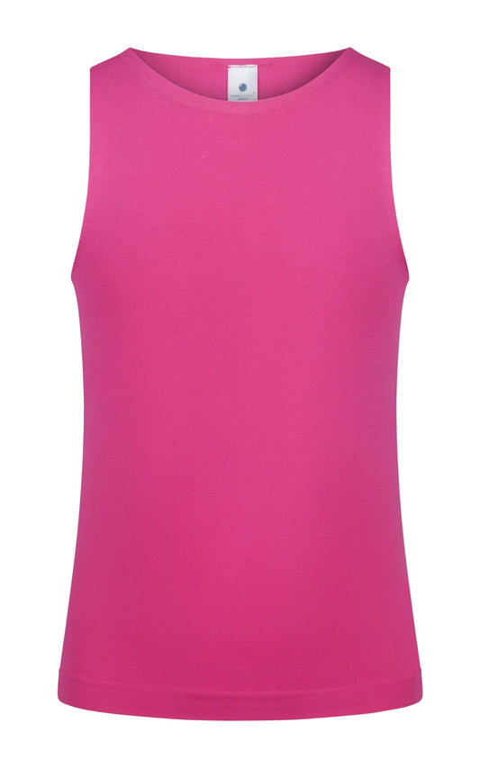 Pink sleeveless shirt