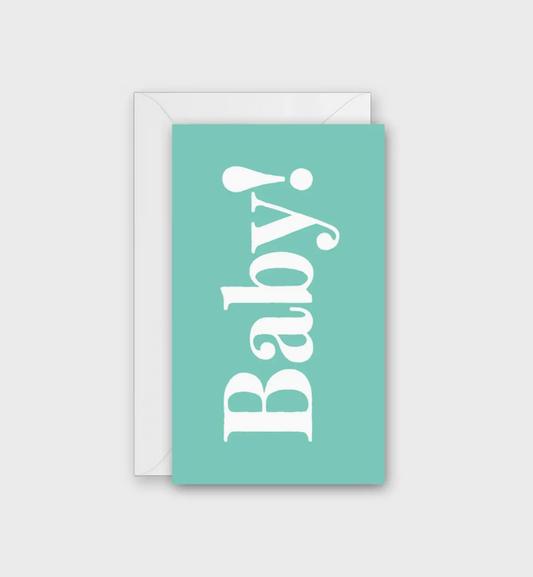 Aqua Baby Mini Card