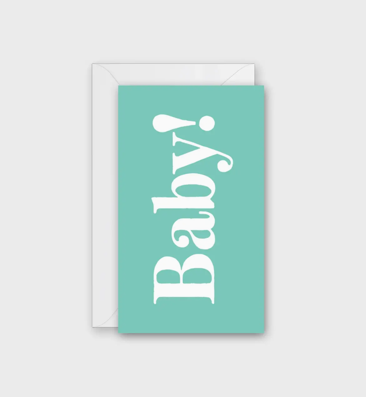 Aqua Baby Mini Card
