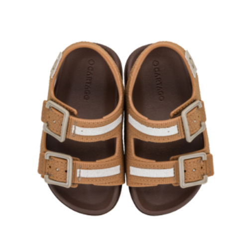 Tan with Stripe Milao Sandal