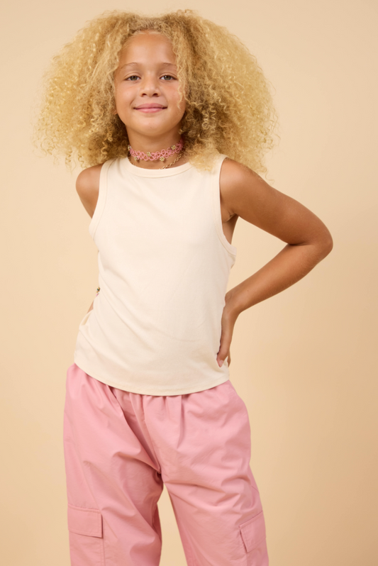 Ivory Racerback Tank