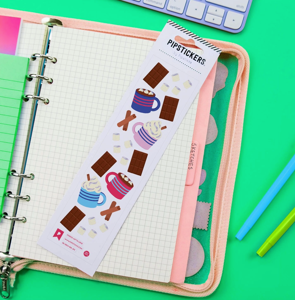 Choco-Lotta Love Sticker Sheet